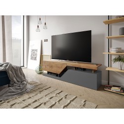 Meuble TV pas cher 120 cm style scandinave