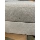 RECONDITIONNE - Canapé d'angle convertible COTBIS52 en tissu gris clair