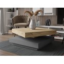 Table basse Luriso, table basse avec plateau pivotant