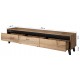 Meuble TV NORI 185 cm style industriel loft