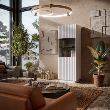 Vitrine LIVERTO – Le Design Minimaliste au Service de votre Rangement
